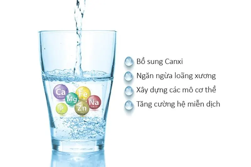 Lợi ích của nước ion kiềm đối với sức khỏe