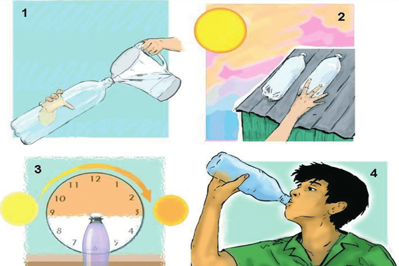 Lọc nước bằng phương pháp ánh sáng mặt trời