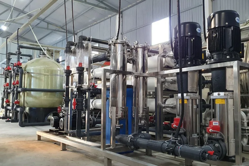 Quy trình hệ thống xử lý nước sạch công nghiệp