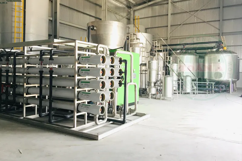 xử lý nước ro trong sản xuất bia rượu