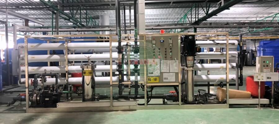 Hệ thống xử lý nước tinh khiết do Toàn Á lắp đặt