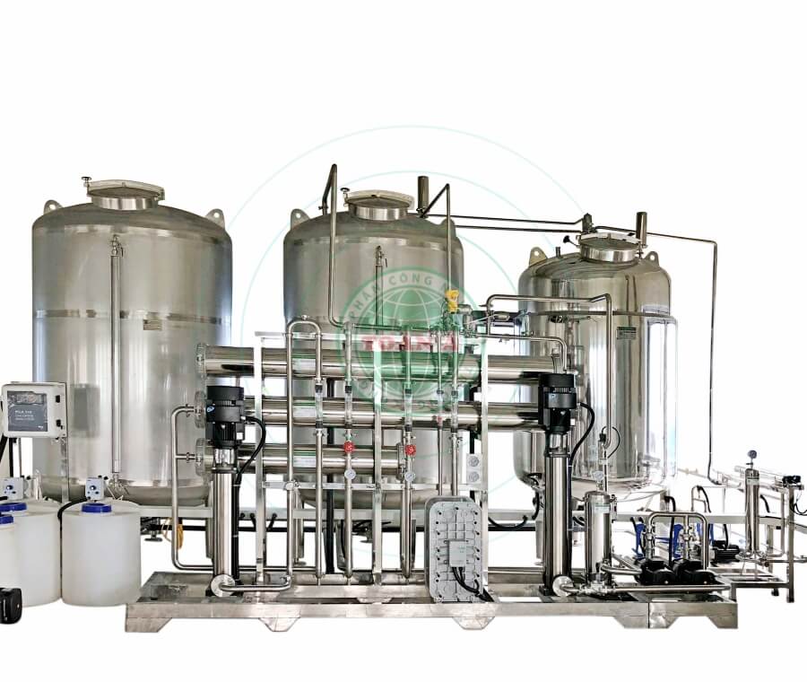 Hệ thống xử lý nước EDI ngành dược phẩm 2000L/h