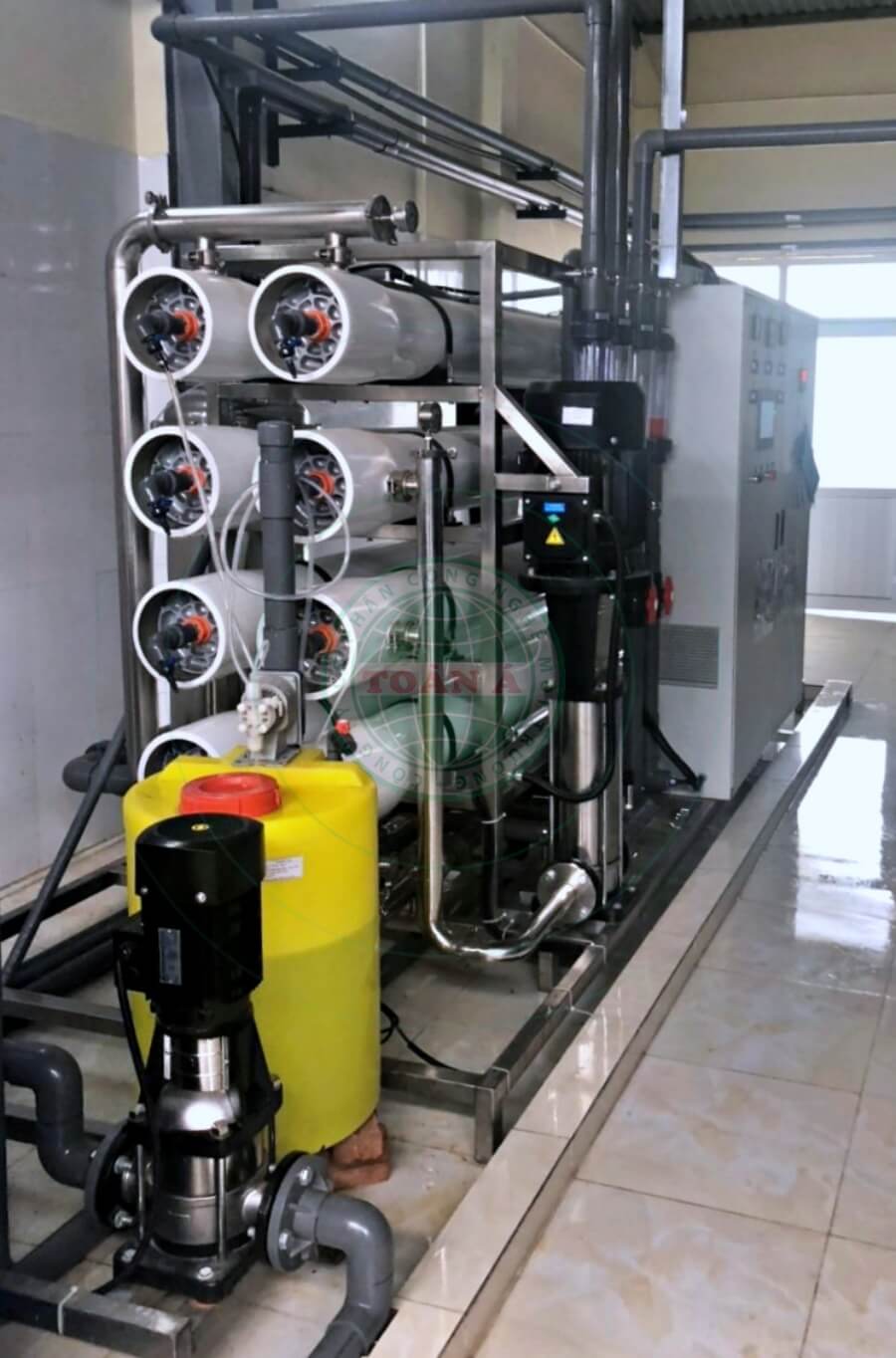 Hệ thống xử lý nước DI 25m3/h cho công ty Cleantech